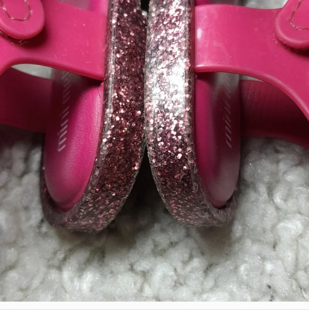 MINI MELISSA FUSHIA PINK MAR sandals Size 6